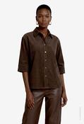 Corduroy Shirt - Coffee Bean / 44 image