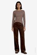 Corduroy Wide Leg Trousers - Coffee Bean / 34 image