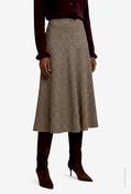 Herringbone Midi Skirt - Beige/Brown / 44 image