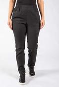 Pinstripe Pull On Trousers - Black / 20 image