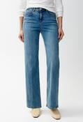 Melly Modern Wide Leg Jeans L30 - Mid Blue / 40 image
