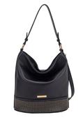 Laurel Bucket Hobo Bag - Black / F/S image