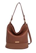 Laurel Bucket Hobo Bag - Tan / F/S image