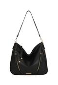 Willow Soft Hobo Bag - Black / F/S image