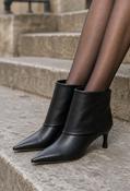 Fold Over Ankle Boot - Black Nappa / 39 image