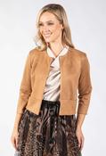 Carine Faux Suede Jacket - Camel / 10 image