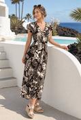 Sunny Faux Wrap Midi Dress - Brown / 10 image