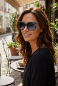 Large Sunglasses - Blue / One image