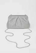 Diamante Clutch Bag - Silver / F/S image