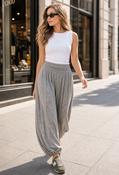 Balloon Harem Trousers - Dark Grey / F/S image