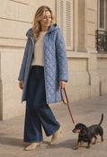 Wadding Quilted Coat - Blue / 38 image