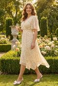 Julie Hanky Hem Curve+ Dress - Cream / 12 image