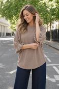 Romy Batwing Sleeve Knit Jumper - Taupe / F/S