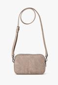 Faux Suede Crossbody Bag - Taupe / F/S image