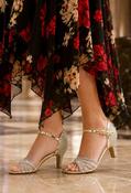 Shimmer Ribbon Heel - Gold / 38 image