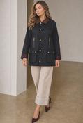 Corduroy Trim Jacket - Navy / XL image