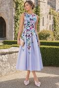 Floral Sleeveless Midi Dress - Blue / 8 image