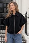 Soft Touch Zip-Up Jacket - Black / F/S image