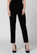 Pleated Front Cropped Pants - Black / 8 image