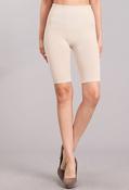 Seamless High Waist Shorts - Beige / F/S image