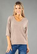 Round Neckline Knit Pullover - Beige / 18 image