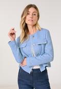 Tweed Short Jacket - Light Blue / 46 image