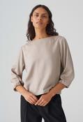 Flixi boxy fit shirt blouse - Taupe / 34 image