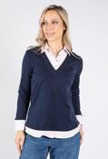 Two in One Detailed Shirt - Rose / 16 image