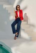 High-waisted Wide-leg Jeans - Denim / 14 image