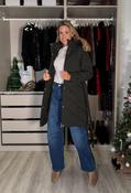 Belted Padded Coat - Khaki / 22 image