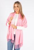 Soft Touch Fine Knit Scarf - Pink / F/S image