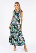 Cut Out Detail Sleeveless Dress - Navy / S image