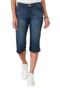 "Ab"solution Denim Skimmer Capri - Indigo / 10 image