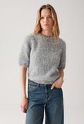 PLAUSH Regular Short Sleeve Sweater - Light Grey / 40 image