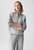 Guluni Regular sweat waistcoat - Hazy Fog Melange / 36