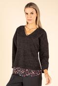 2 in 1 Knit Top - Black / 12 image