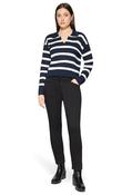 Striped knit sweater - Navy / 40 image