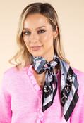 Floral Print Satin Touch Scarf image