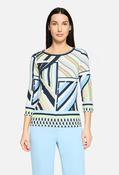 Graphic Printed Top - Blue / 36 image