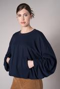 Oversized Jumper - Navy / M