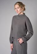 Funnel Neck Sweatshirt - Grey / M image
