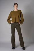 Classic Straight Leg Trouser - Olive / 10 image