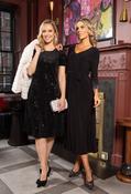 Velvet Sequin Dress - Black / 10 image