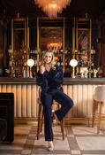 High-waisted Formal Trousers - Navy / 10 image