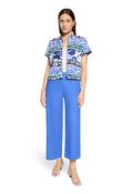 Floral and Stripe Rib Jacket image