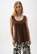 Silky Knit Scoop Neck Camisole - Brown / M image
