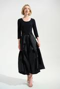 Midi Fit And Flare Dress - Black / 18 image
