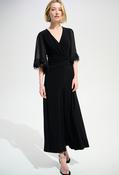 Formal V-neck Jumpsuit - Black / 12 image