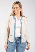 Tweed Look Jacket - Rose / 18 image