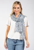 Blueberry Print Scarf image